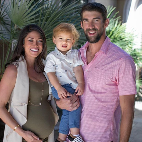 Michael Phelps, Wife and Son Throw Shower for ''BabyShark'' No. 2 E