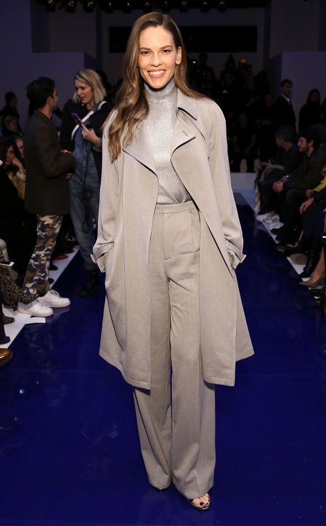 Hilary Swank, New York Fashion Week 2018