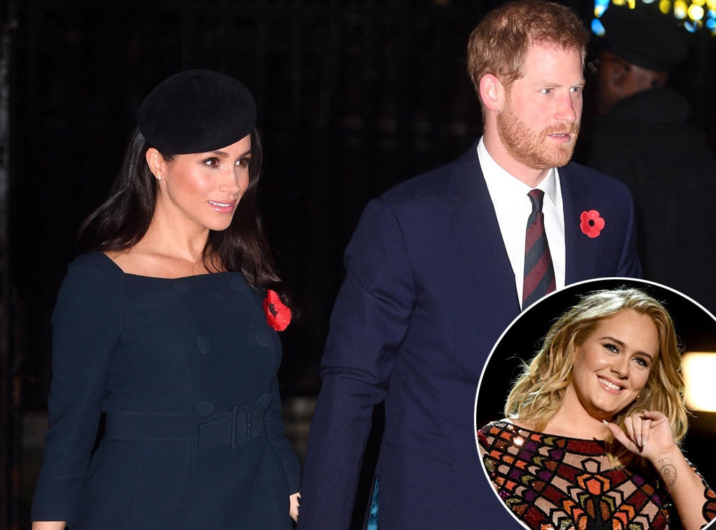 Meghan Markle,Prince Harry, Adele