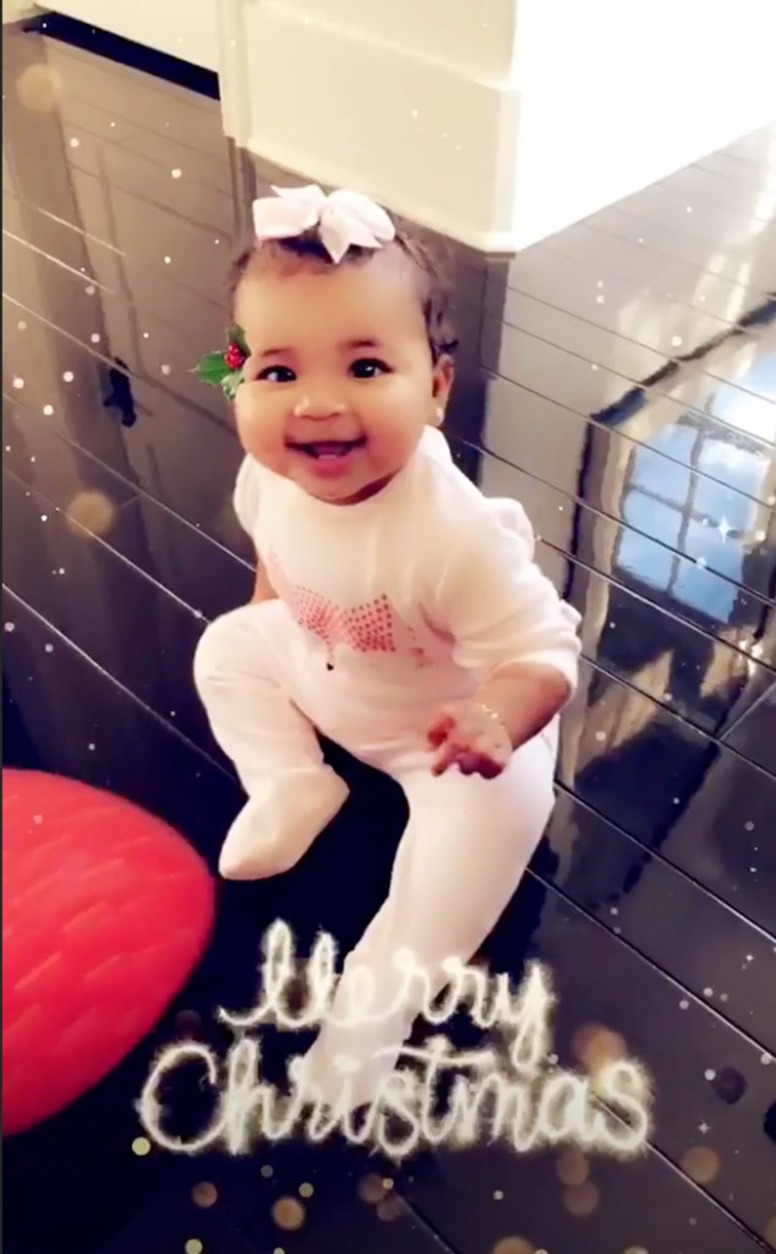 True Thompson, Instagram, Christmas 2018