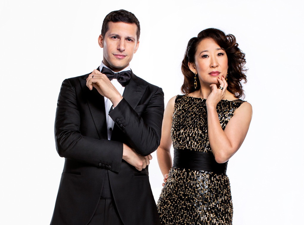 Golden Globes 2019, Andy Samberg, Sandra Oh