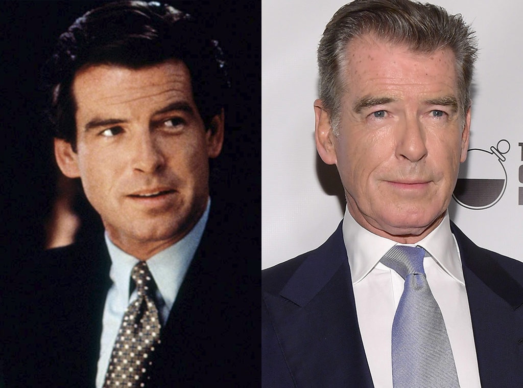 Pierce Brosnan as Stuart Stu Dunmeyer from Mrs. Doubtfire Cast: Then ...