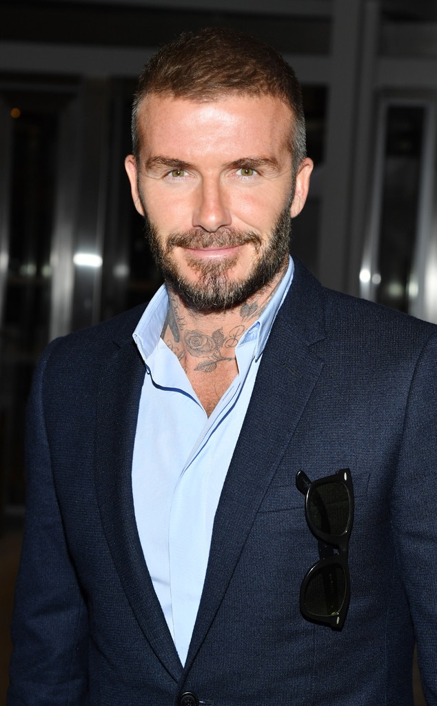 David Beckham: Mask More Often from Best Beauty Advice From the ...