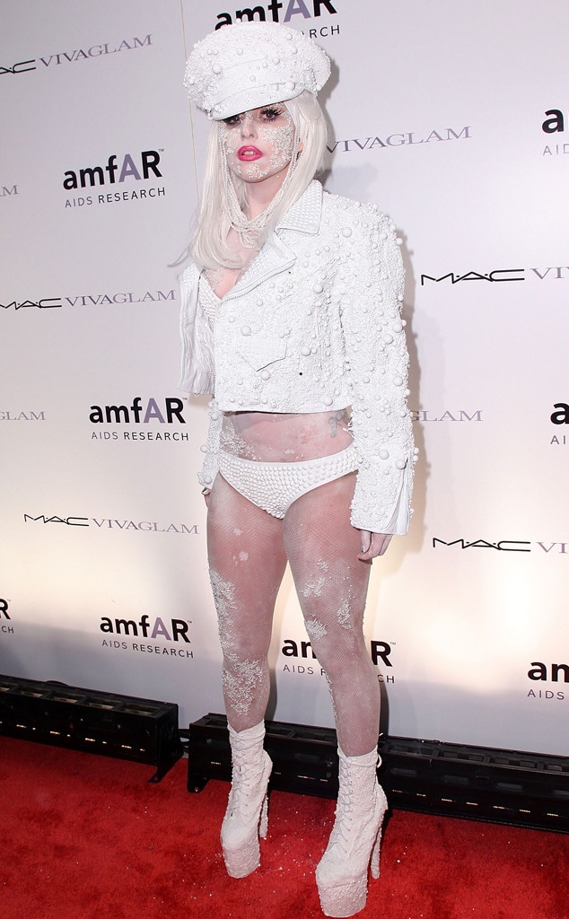 Lady Gaga's Best Looks: Meat Dress, Grammys Egg, More Lady Gaga's Best Looks: Meat Dress, Grammys Egg, More