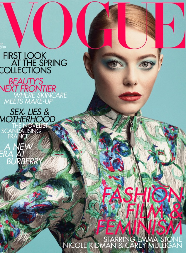 Emma Stone,Vogue Magazine,Cover