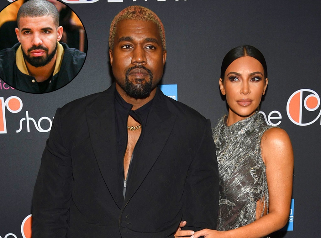Kim Kardashian, Drake, Kanye West
