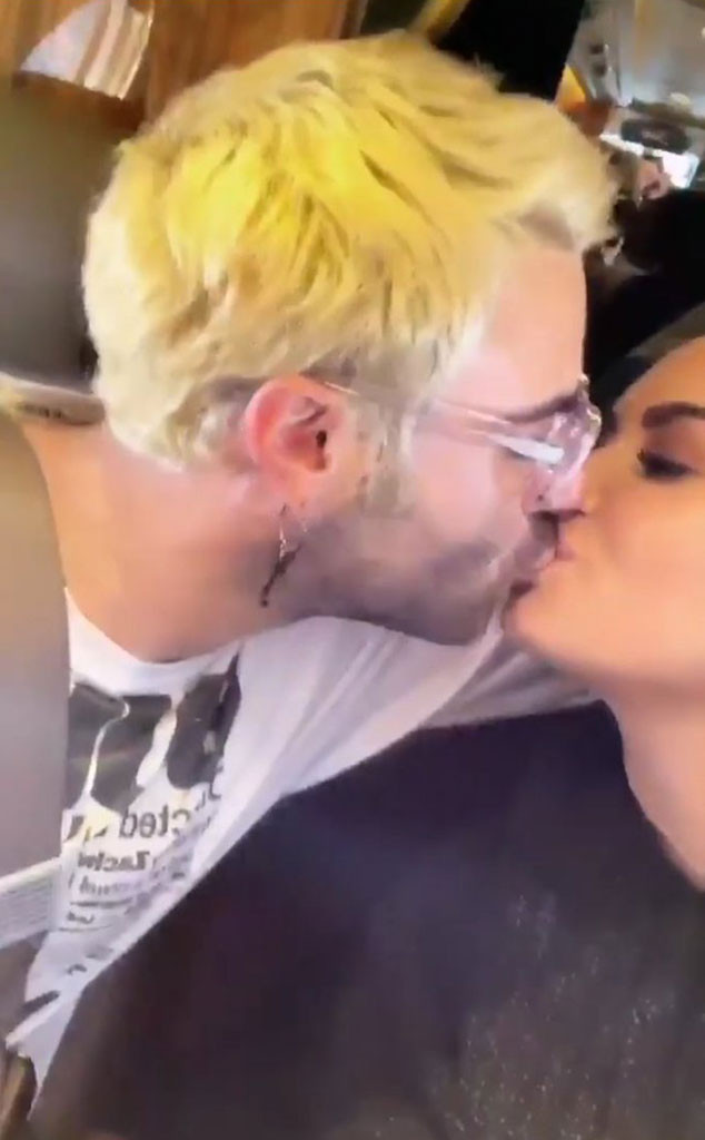 Demi Lovato and Henry Take Their PDA to Social Media - E! Online