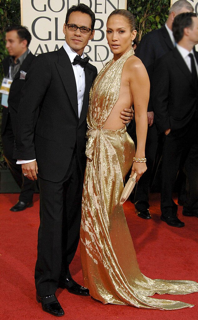 2009 Golden Globes, Marc Anthony, Jennifer Lopez