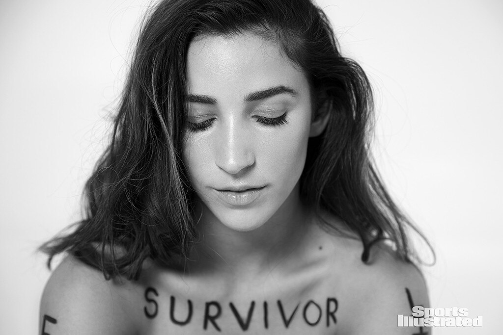 Aly Raisman Poses Nude for Sports Illustrated Swimsuit and Sends a