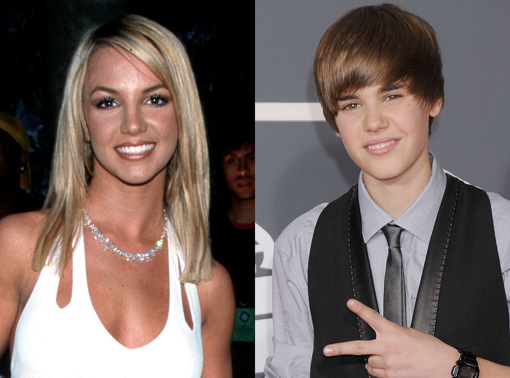 Britney Spears, Justin Bieber, First Grammys