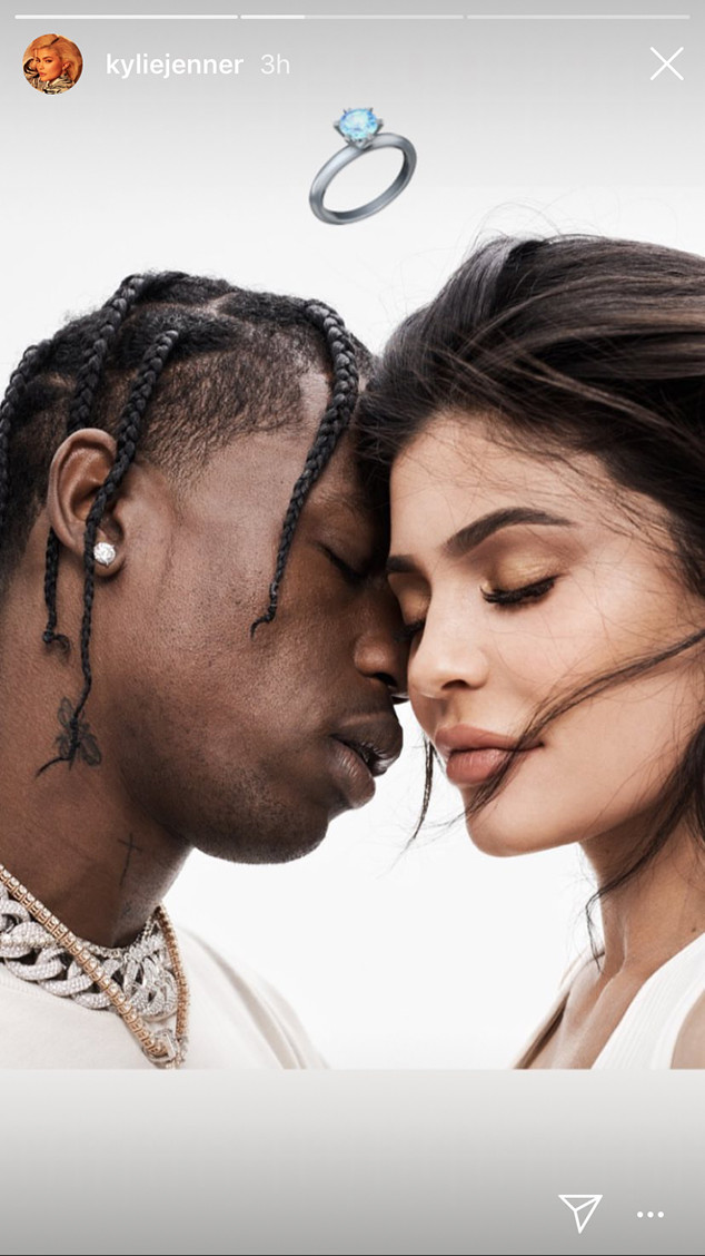 Kylie Jenner S Latest Instagram With Travis Scott Is Raising Eyebrows E Online