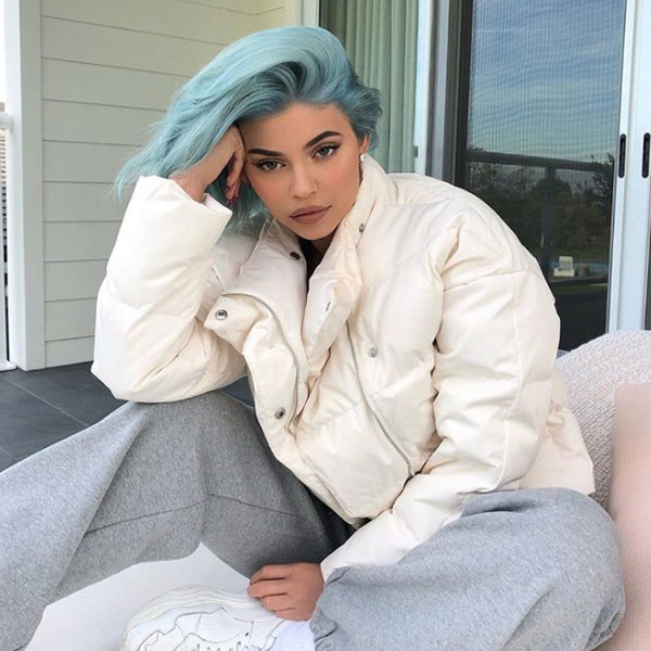 3. Kylie Jenner's Blue Hair Transformation for Her Wedding - wide 2