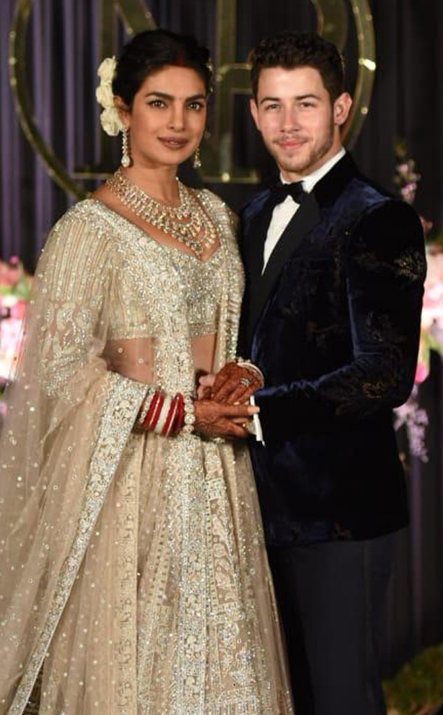 Priyanka Chopras Wedding Reception Look Took 12000 Hours To Create E Online Uk 