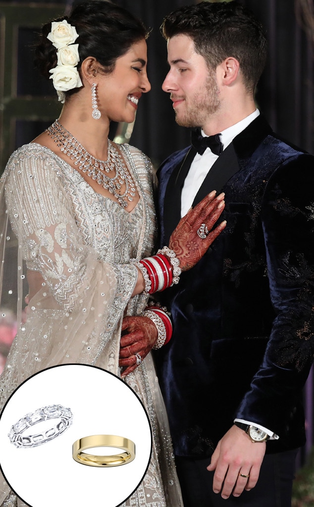 Priyanka Chopra, Nick Jonas, Rings