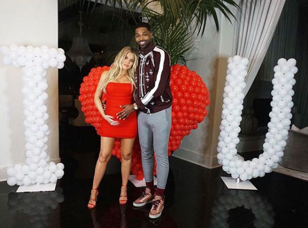 TRISTAN THOMPSON SPENDS TIME WITH KIDS AHEAD OF BABY'S ARRIVAL