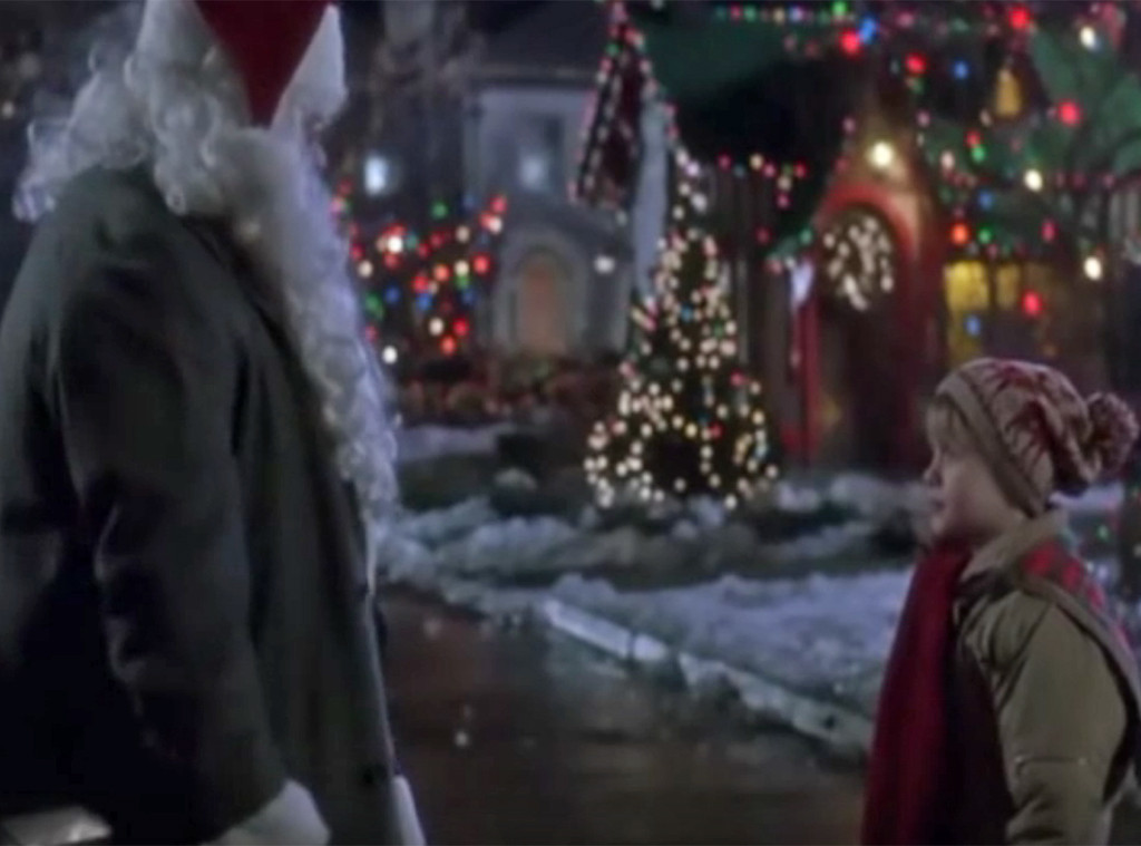 Home Alone, Kevin talking to Santa