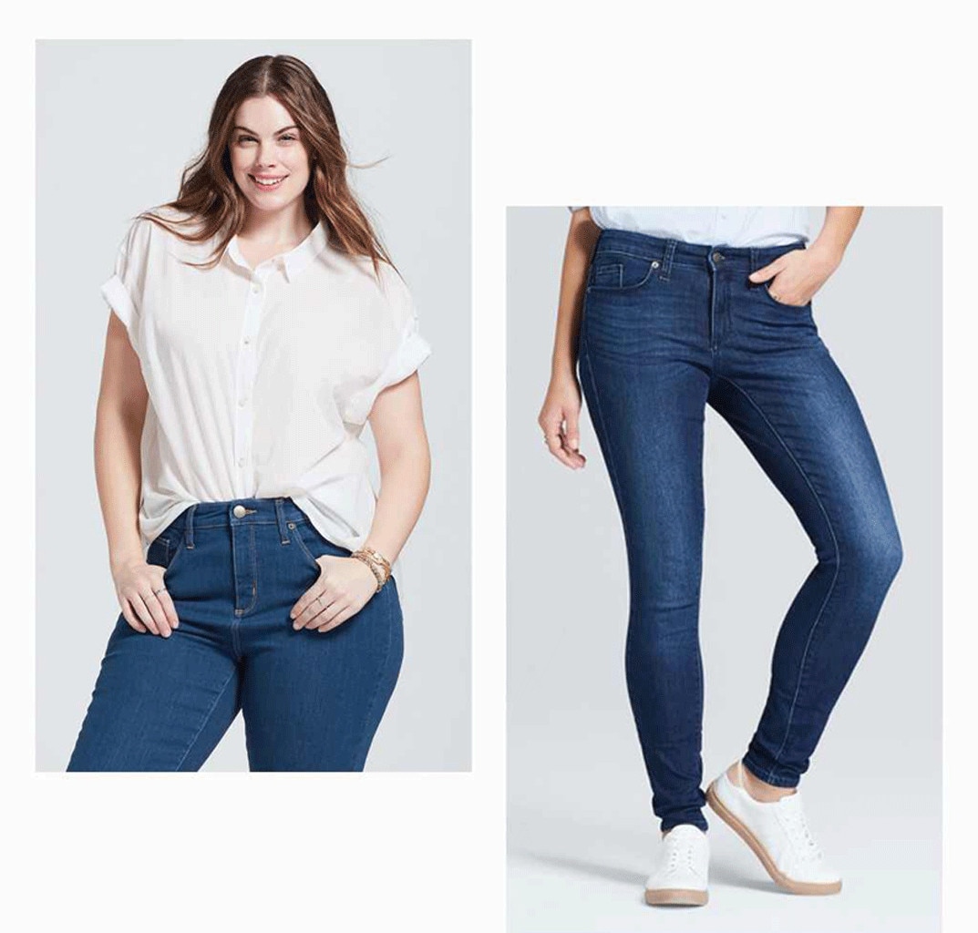 casual jeans and shirt for ladies