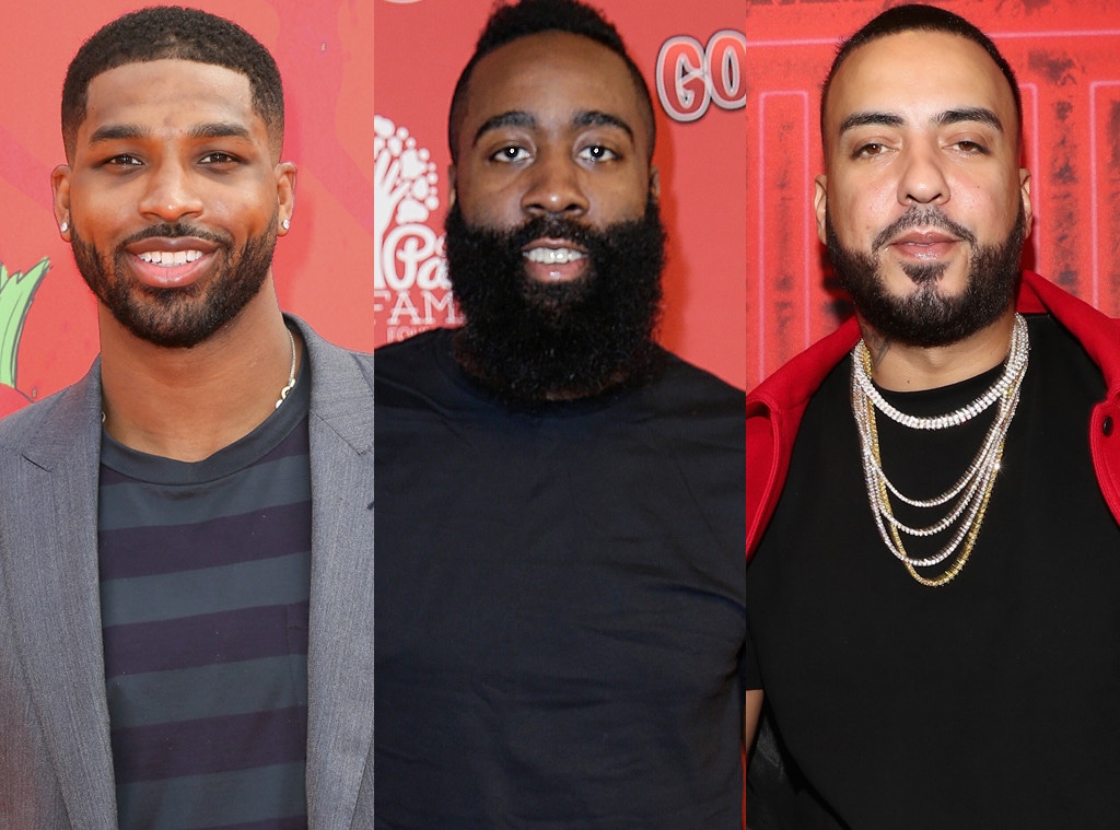 Tristan Thompson, James Harden, French Montana