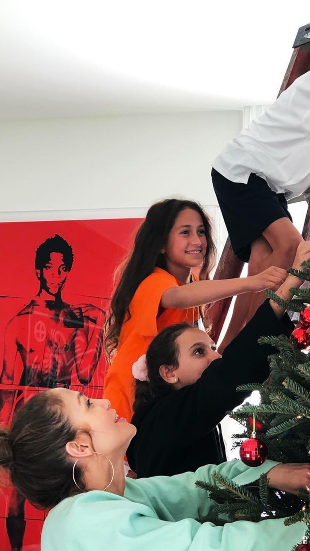 Jennifer Lopez, Twins, Max, Emme, Alex Rodriguez, Daughter, Natasha, Christmas 2018