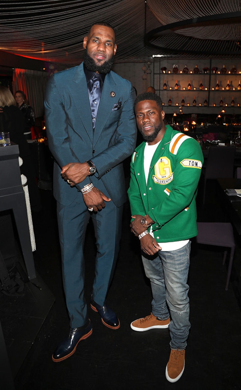 Kevin Hart, LeBron James, 2018 NBA All-Star Weekend Party