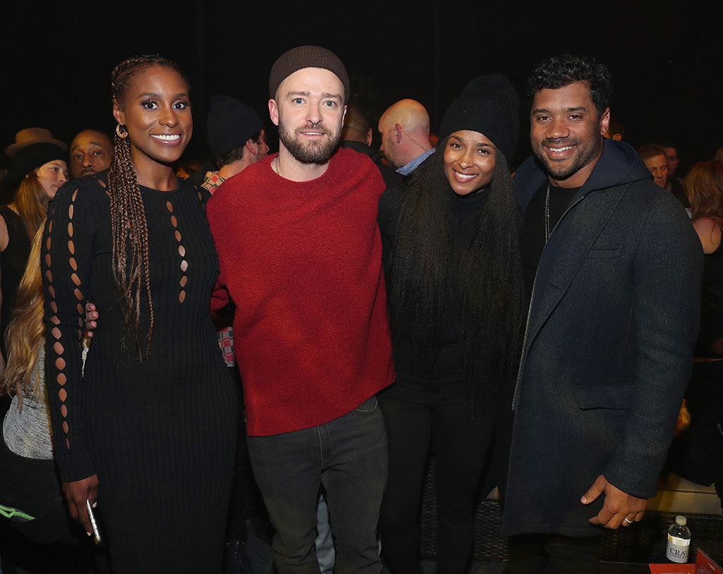 Justin Timberlake, Ciara, Russell Wilson, Issa Rae