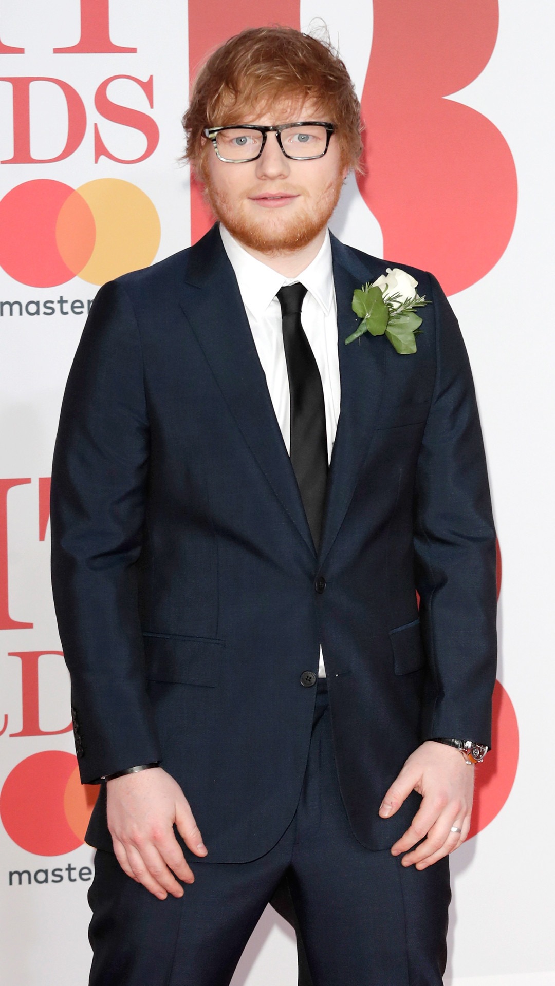 Ed Sheeran Sparks Marriage Speculation With Ring at 2018 BRIT Awards