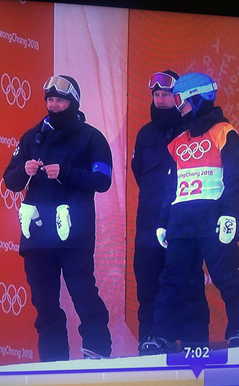 Coach, knitting, 2018 Winter Olympics, Twitter