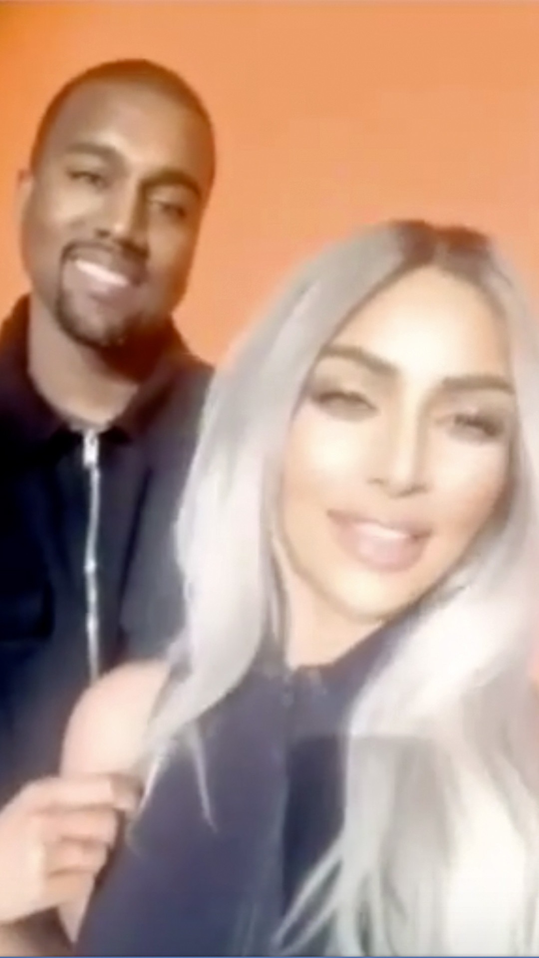Kim Kardashian, Kanye West, Snapchat