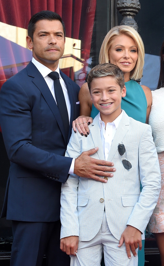 Kelly Ripa, Mark Consuelos, Joaquin Consuelos