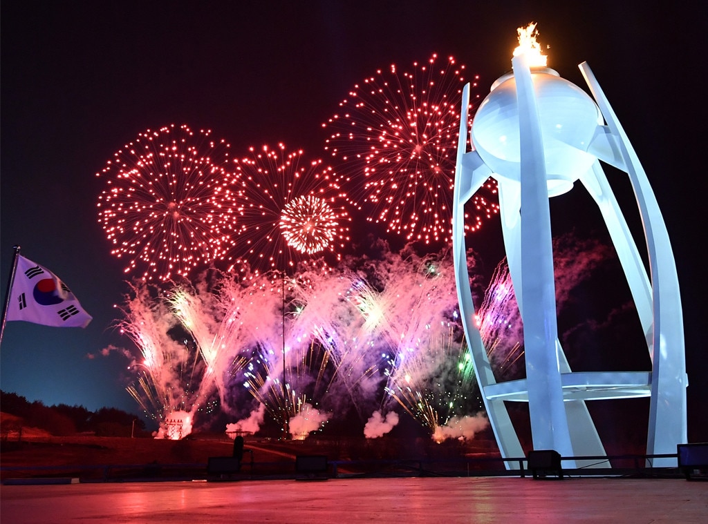 Fireworks! from 2018 Winter Olympics Closing Ceremony E! News