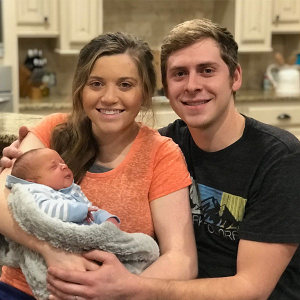 Joy-Anna Duggar gives birth to third baby with Austin Forsyth