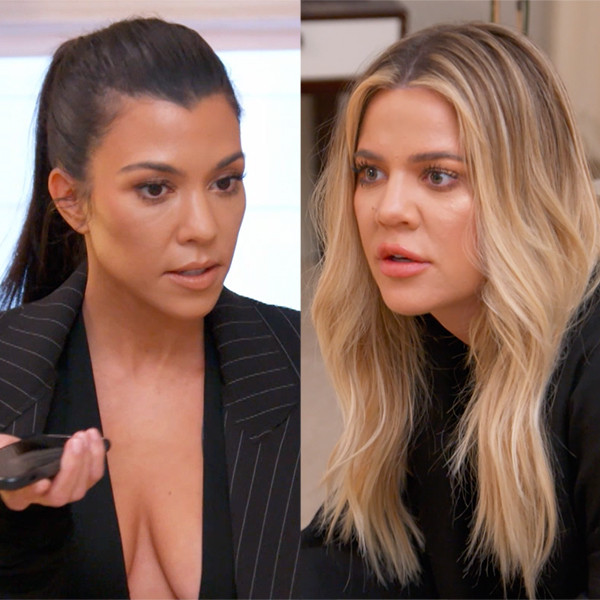 Khloe Calls Kourtney ''Selfish'' for Being Late ''Every Fking Time''