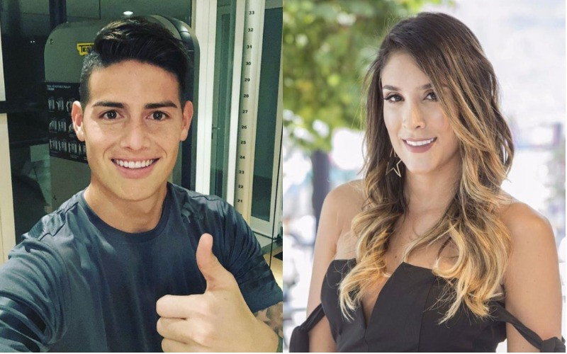James Rodriguez, Daniela Ospina