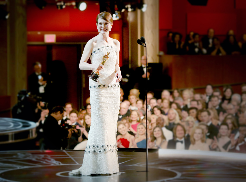 ESC: Julianne Moore, Best Actress Oscar Dresses