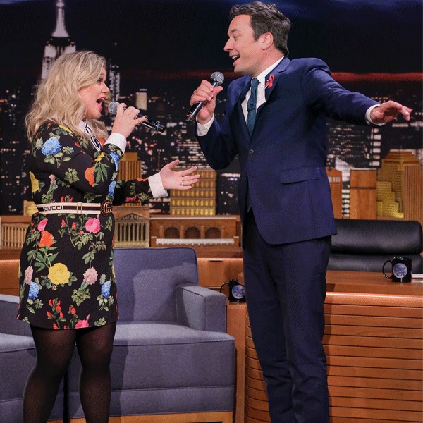 Kelly Clarkson, Jimmy Fallon