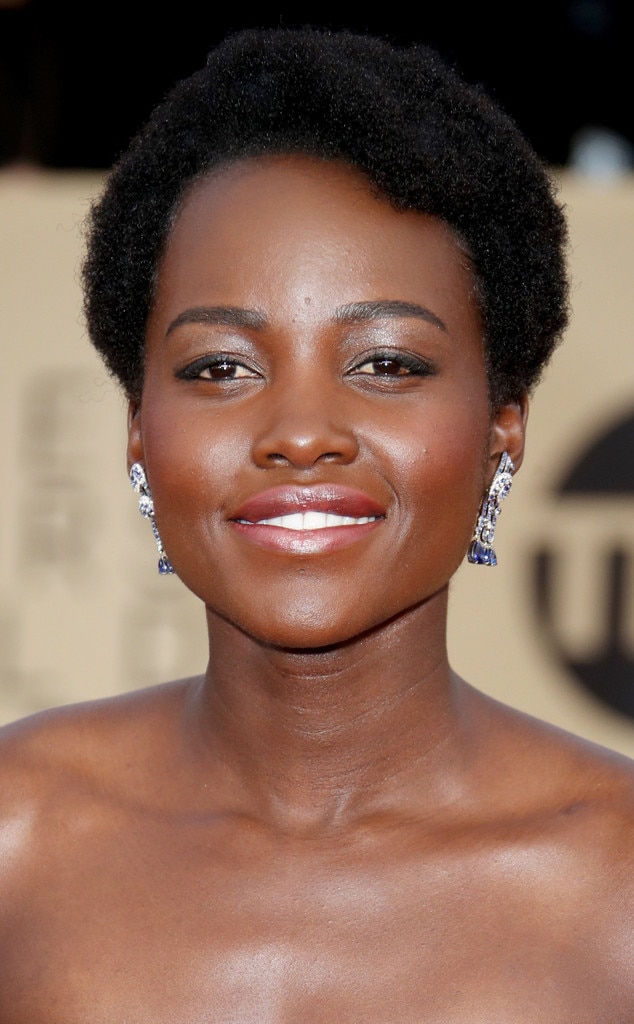 Lupita Nyong'o from Best Eye Creams, Serums and Treatments on the Red ...