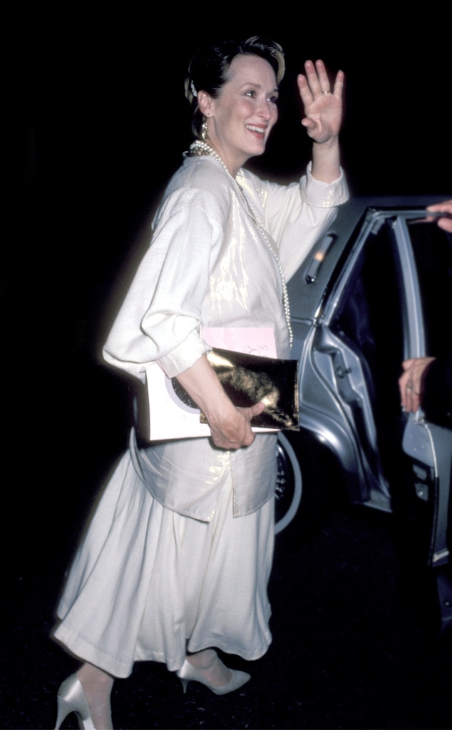 1986 from Meryl Streep's Oscar Looks Through the Years E! News
