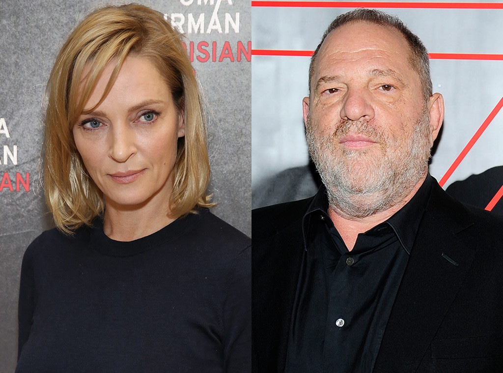 Uma Thurman, Harvey Weinstein