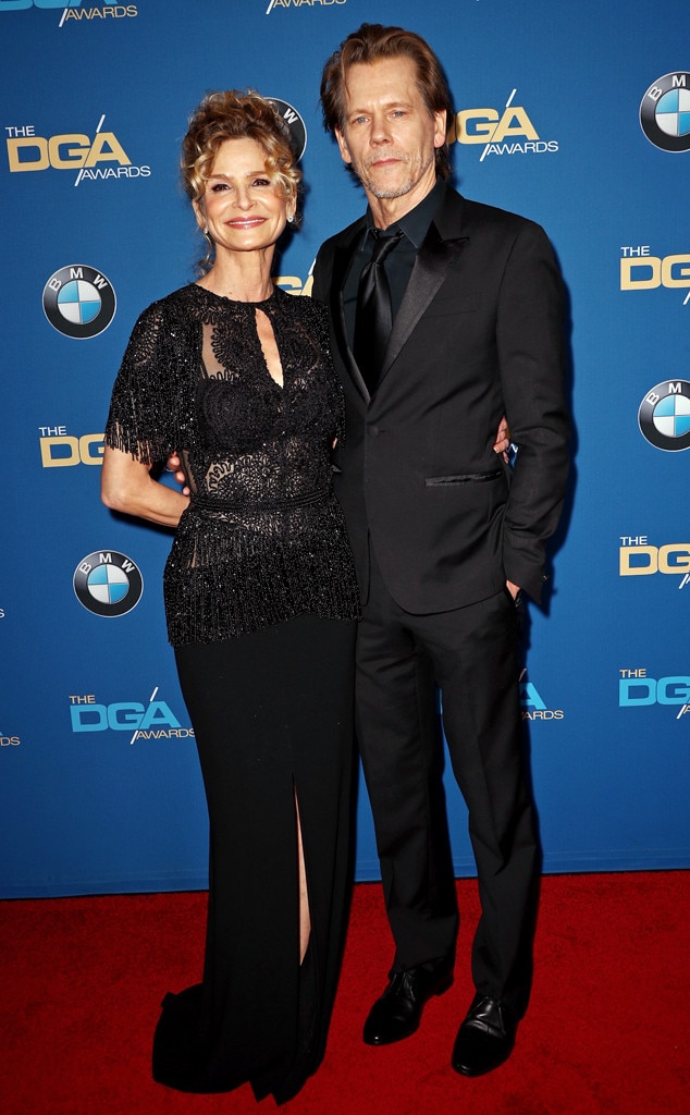 Kyra Sedgwick and Kevin Bacon from DGA Awards 2018: Red Carpet Fashion