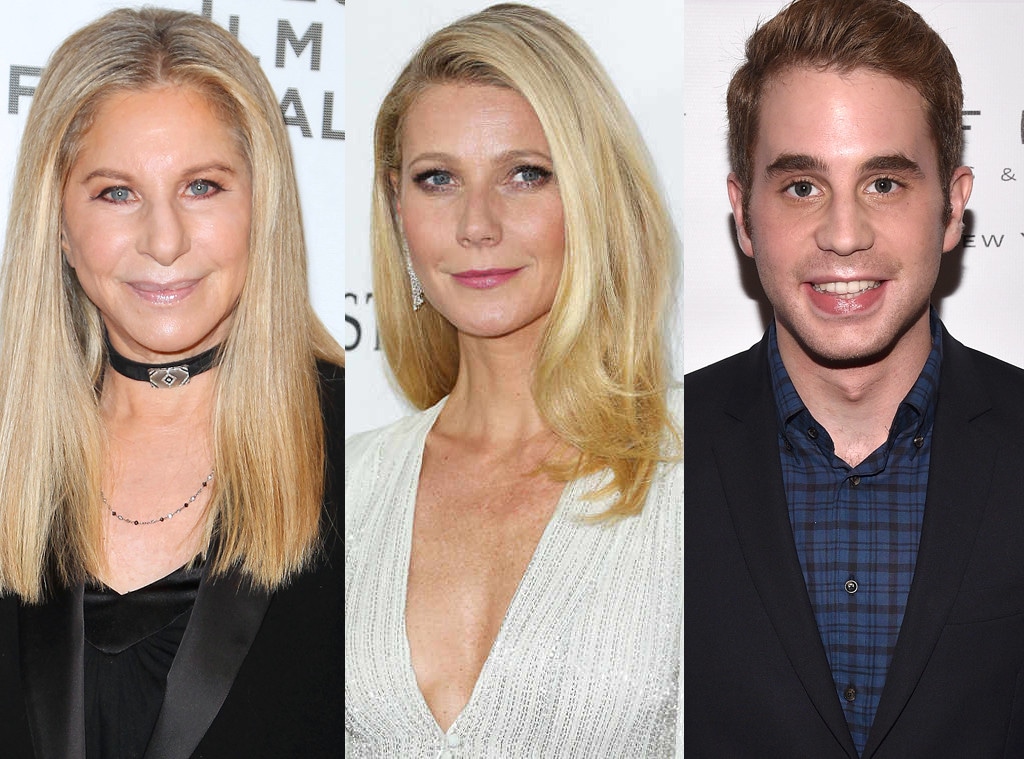 Barbra Streisand, Gwyneth Paltrow, Ben Platt 