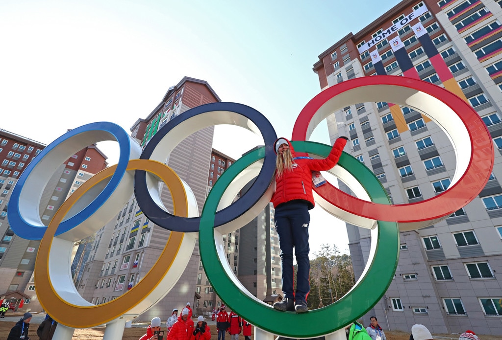 Pyeongchang, Olympic Villages, Olympic Rings, Exterior