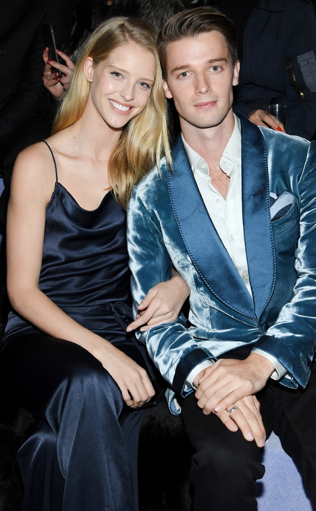 Abby Champion & Patrick Schwarzenegger from Celebrities Front Row at