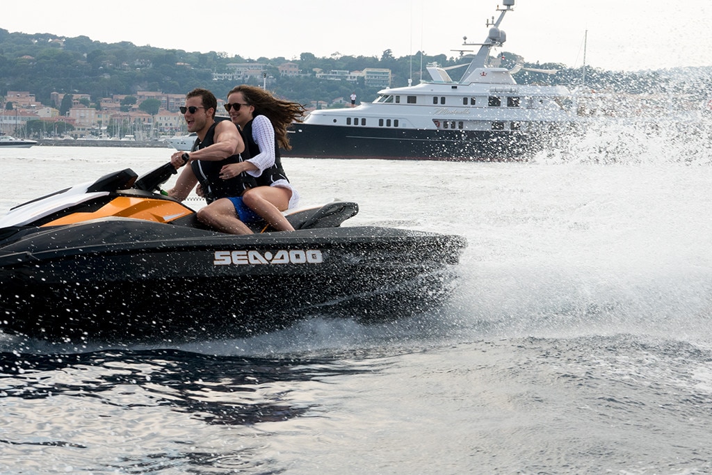 Enjoying A Little Jet Skiing From Fifty Shades Freed Movie Pics E News 