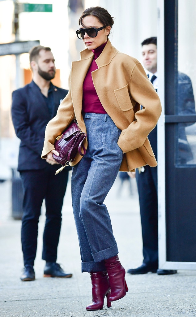 Victoria Beckham from Best Celeb Street Style From NYFW Winter 2018 | E ...