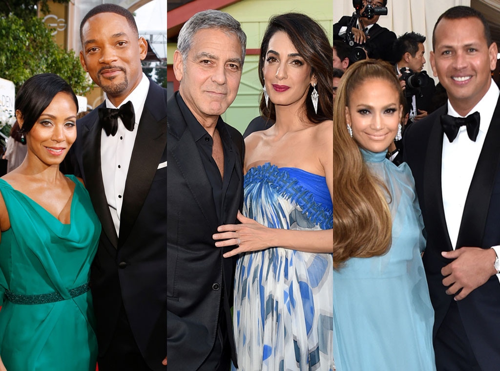 George Clooney, Amal Clooney, Jennifer Lopez, Alex Rodriguez
