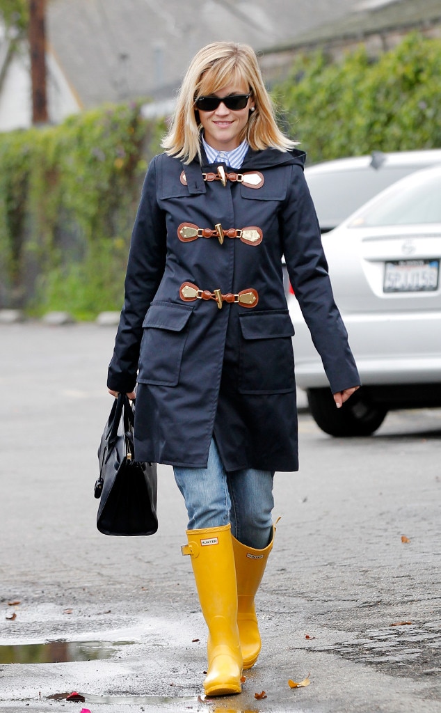 Celebrities 2025 wearing wellies