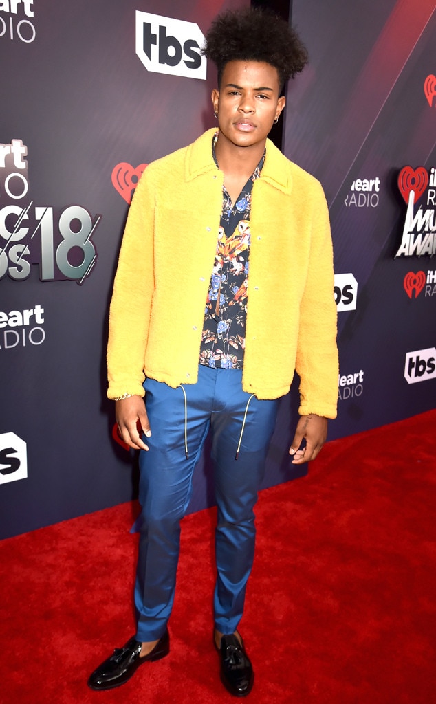 Trevor Jackson from Fashionable Men on the iHeart Radio Awards 2018 Red ...