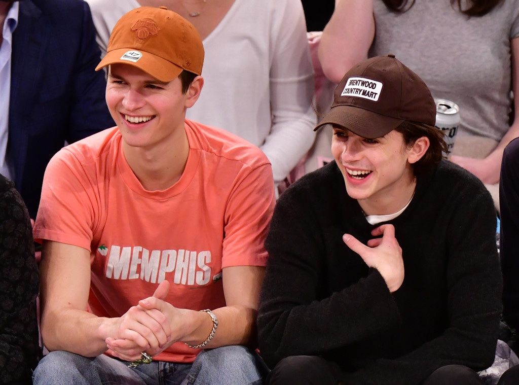 Ansel Elgort, Timothee Chalamet