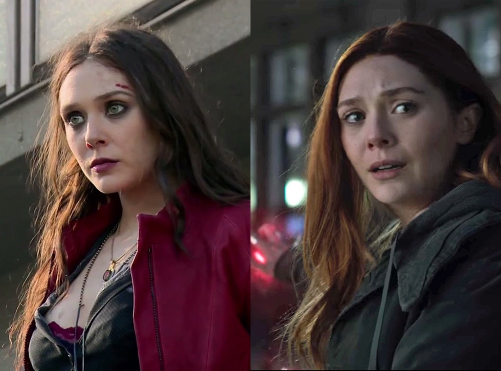 Elizabeth Olsen (Scarlet Witch) from Marvel's The Avengers: Then and Now | E! News