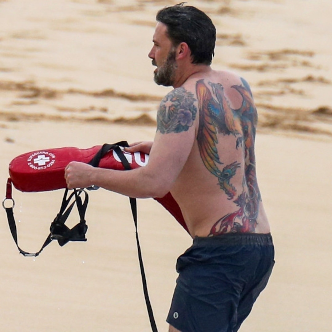 Ben Affleck's Giant Back Tattoo Is Real and It's ...